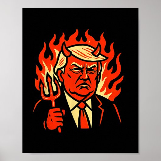 Poster Cadeaux Antichrist Trump (Devant)