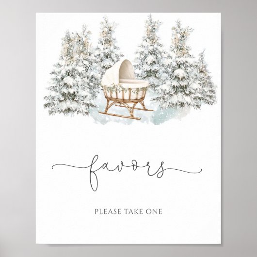Poster Cadeaux Baby It's Cold Outside (Devant)