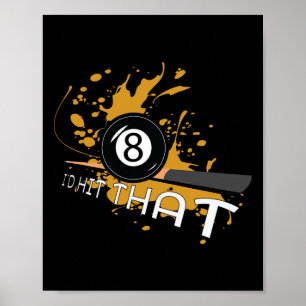 Poster Cadeaux Billiards - Je L'Ai Touché