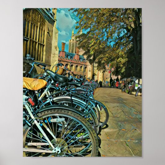 Poster Cadeaux cyclables vintages (Devant)
