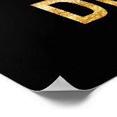 Poster Cadeaux d'anniversaire | Les Reines Sont Nées En D (Coin)