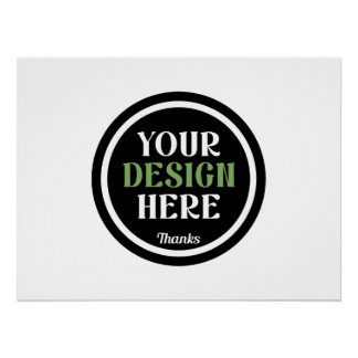 Poster Cadeaux d'appréciation d'employé de société à logo