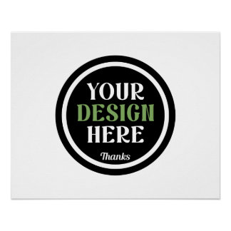 Poster Cadeaux d'appréciation d'employé de société à logo