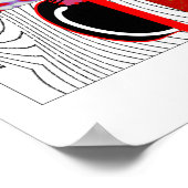 Poster Cadeaux d'art Amoureux de les chats noirs (Coin)