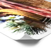 Poster Cadeaux d'art Basenji Imprimer (Coin)