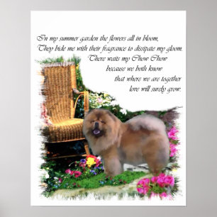 Poster Cadeaux d'art Chow Chow