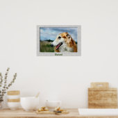 Poster Cadeaux d'art de Borzoi (Cuisine)