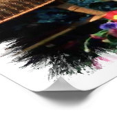 Poster Cadeaux d'art de Terrier à revêtement souple (Coin)