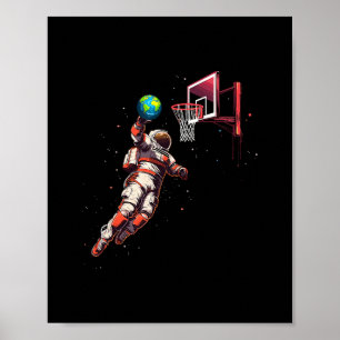 Poster Cadeaux d'astronaute croquis espace extérieur homm