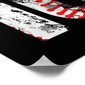 Poster Cadeaux de 10 ans Numéro 10 Baseball 10e anniversa (Coin)