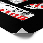 Poster Cadeaux de 15 ans Numéro 15 Baseball 15e Anniversa (Coin)