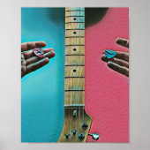 Poster Cadeaux de basse guitariste (Devant)