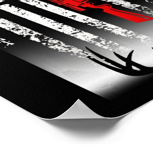 Poster Cadeaux de chasse aux cerfs (Coin)