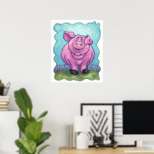 Poster Cadeaux de cochons et accessoires (Bureau à domicile)