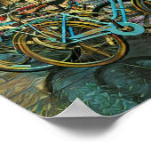 Poster Cadeaux de cycliste pour papa (Coin)