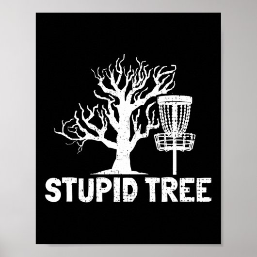 Poster Cadeaux de dictionnaire de nom d'arbre stupide de  (Devant)