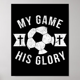 Poster Cadeaux de football chrétiens pour adolescents gar