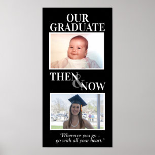 Poster Cadeaux de graduation personnalisés, puis et maint
