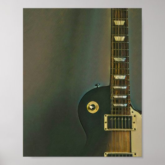 Poster Cadeaux de guitare pour lui (Devant)