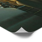 Poster Cadeaux de guitare vintages (Coin)