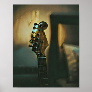 Poster Cadeaux de guitare vintages