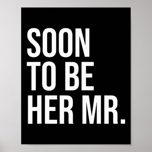 Poster Cadeaux de la future mariée pour son futur mari (Devant)