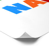 Poster Cadeaux de la meilleure nounou brillante du monde (Coin)