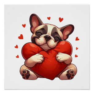 Poster Cadeaux de la Saint-Valentin Pitbull