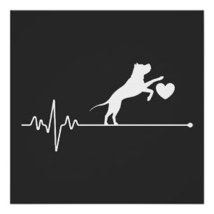 Poster Cadeaux de maman amoureuse de Border Collie Rythme