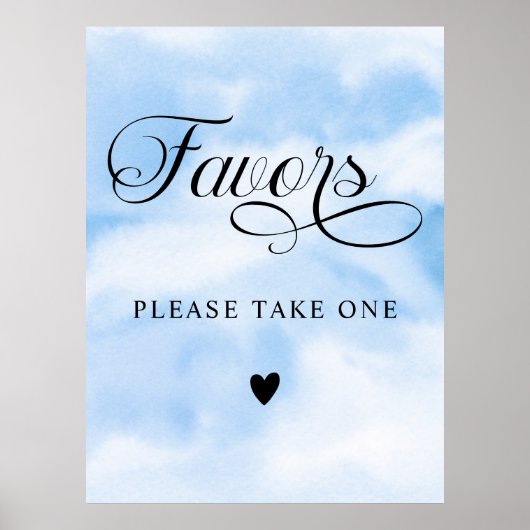 Poster Cadeaux de Mariage Modernes pour une Baby Shower C (Devant)