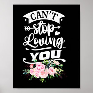 Poster Cadeaux de mariage   Ne peut pas arrêter de t'aime