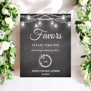 Poster Cadeaux de mariage Panneau de signalisation de mar