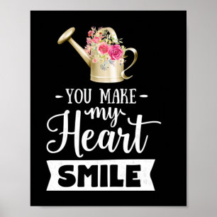 Poster Cadeaux de mariage   Vous Faites Sourire Mon Coeur
