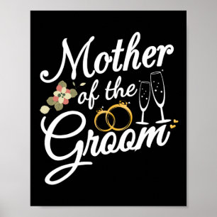 Poster Cadeaux de mère du marié pour mariage ou enterreme