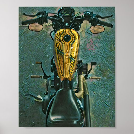 Poster cadeaux de moto pour lui (Devant)