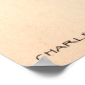 Poster Cadeaux de Noël Charles Robinson Vacances Vintages (Coin)