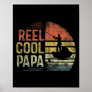 Poster Cadeaux de papa de pêche vraiment cool Papa Annive