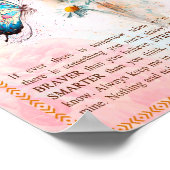 Poster Cadeaux de petite fille | De la famille grand-mère (Coin)