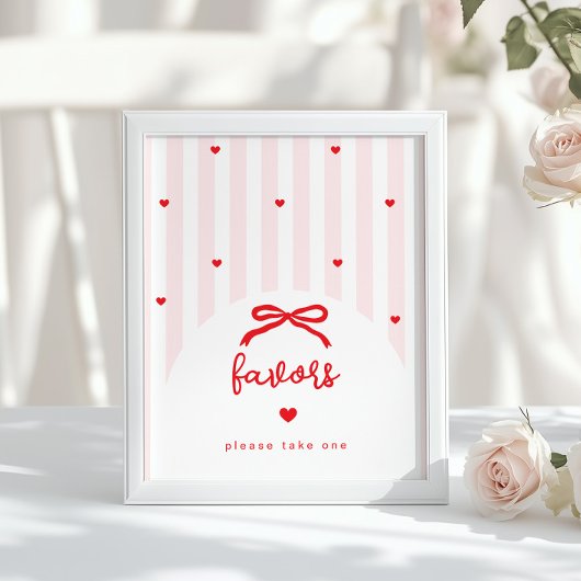 Poster Cadeaux de Saint-Valentin pour Bébé Chéri