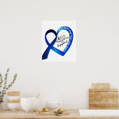 Poster Cadeaux de soutien au cancer du côlon (Cuisine)