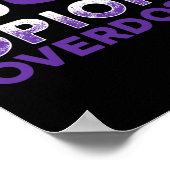 Poster Cadeaux de survivant - Sensibilisation aux surdose (Coin)