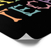 Poster Cadeaux de technologue en radiographie de Xray Tec (Coin)