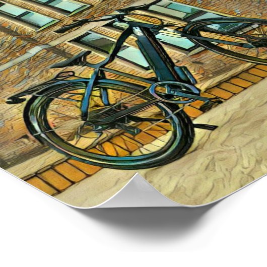 Poster Cadeaux de vélo pour elle (Coin)