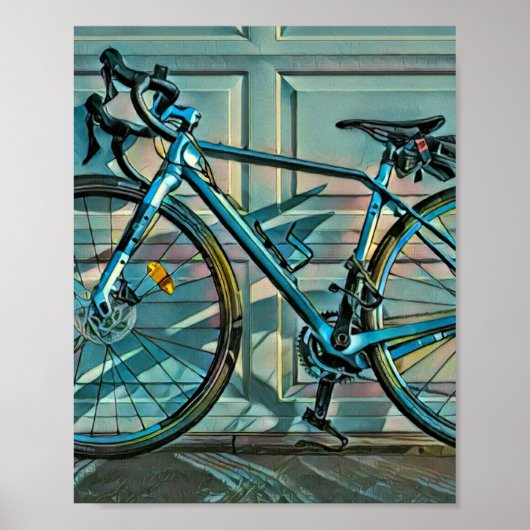 Poster Cadeaux de vélo pour papa (Devant)