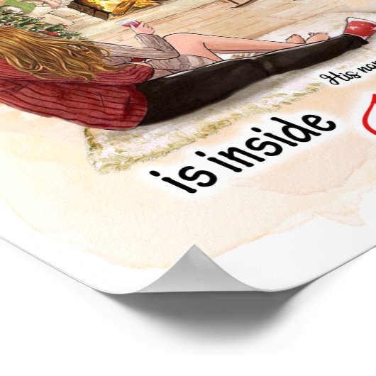 Poster Cadeaux de vie | Le Meilleur Endroit Au Monde (Coin)