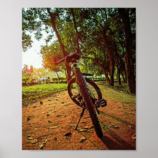 Poster cadeaux de VTT (Devant)