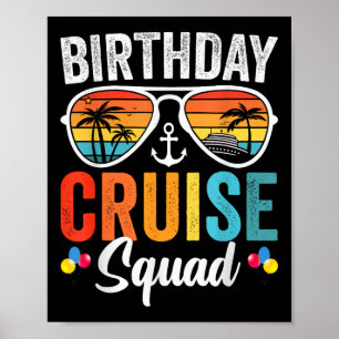 Poster Cadeaux d'Escouade de croisière Anniversaire 2025
