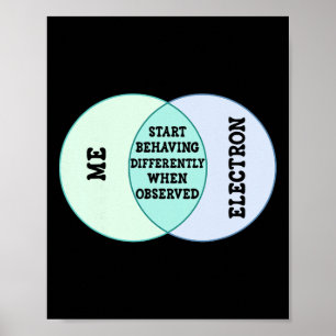 Poster Cadeaux drôles de professeur de sciences et d'enfa