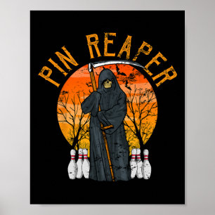 Poster Cadeaux drôles de quille de mort rigolo pour homme