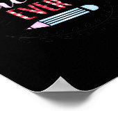 Poster Cadeaux Enseignant | Meilleur Enseignant Ever (Coin)